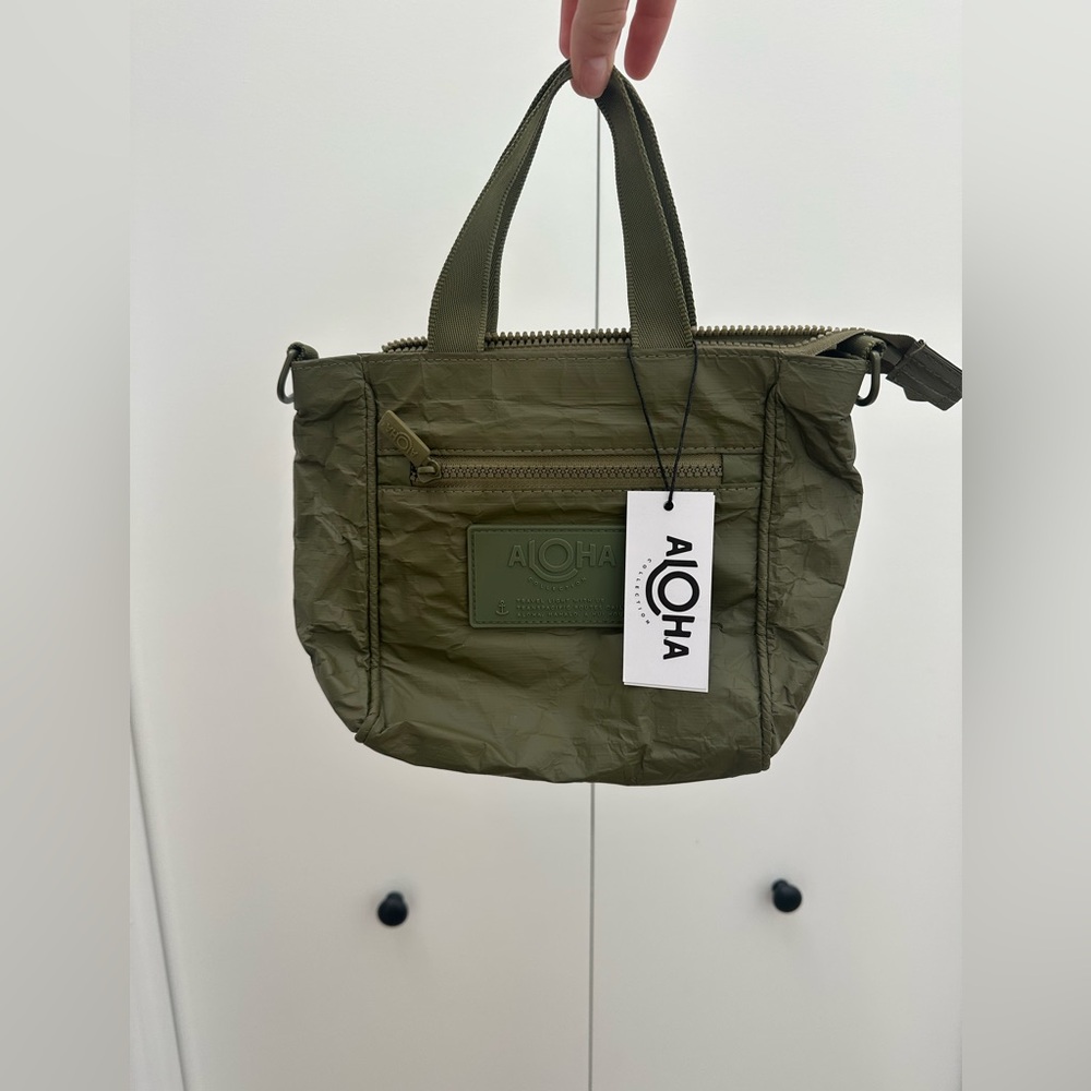 ALOHA collection crossbody bag - OLIVE